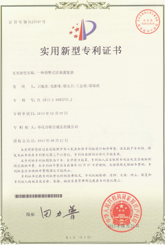 實(shí)用新型專(zhuān)利(雙基流囊式蓄能器)